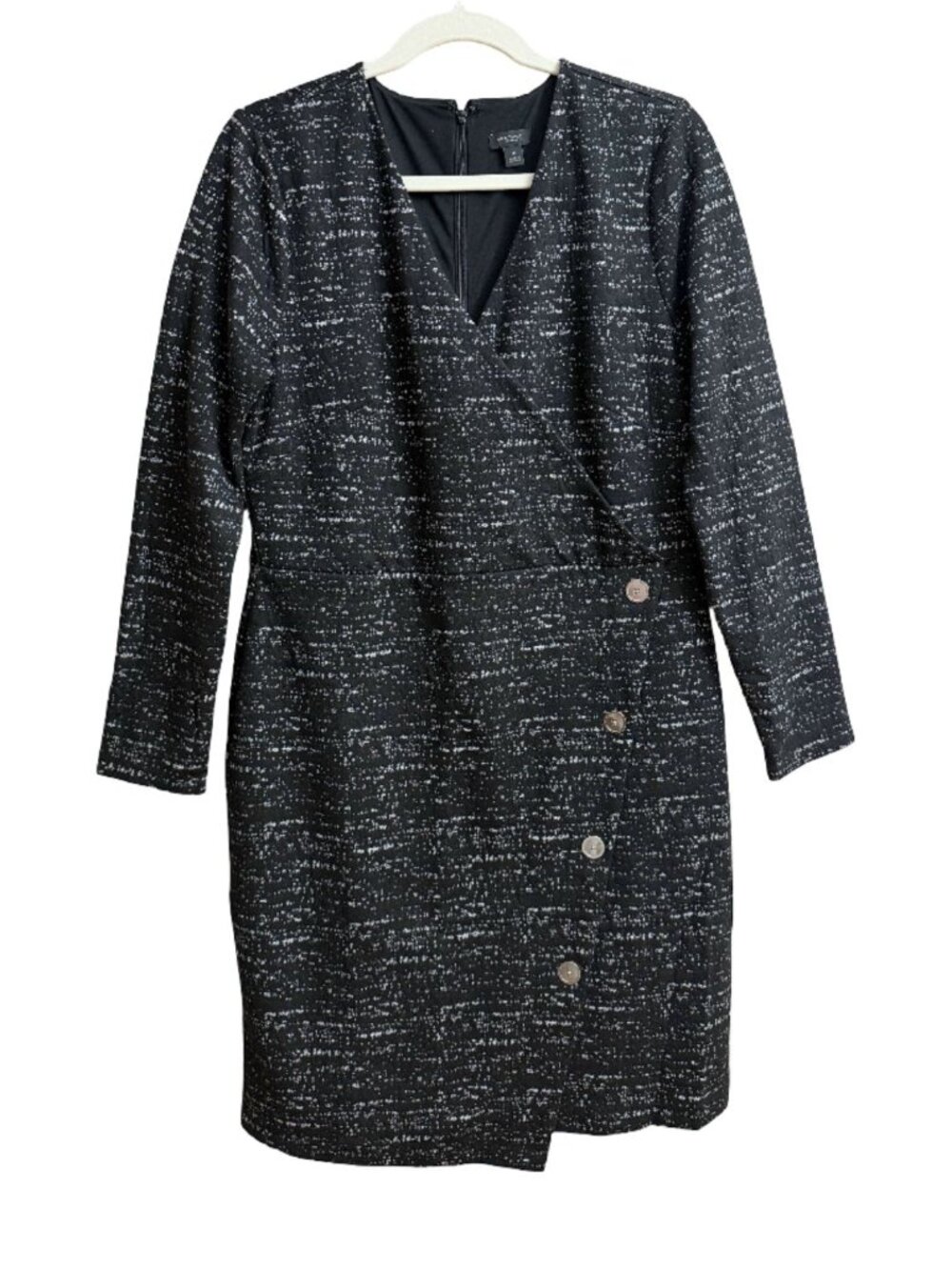 Crossbody Button Dress
